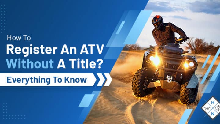 how to register an atv without a title