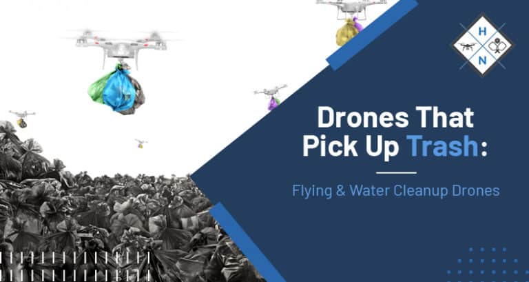 drones that pick up trash