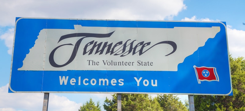 tennessee welcome sign