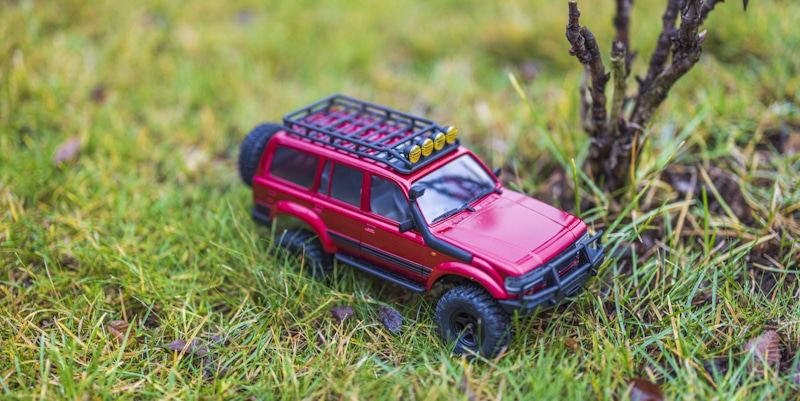mini red jeep rc