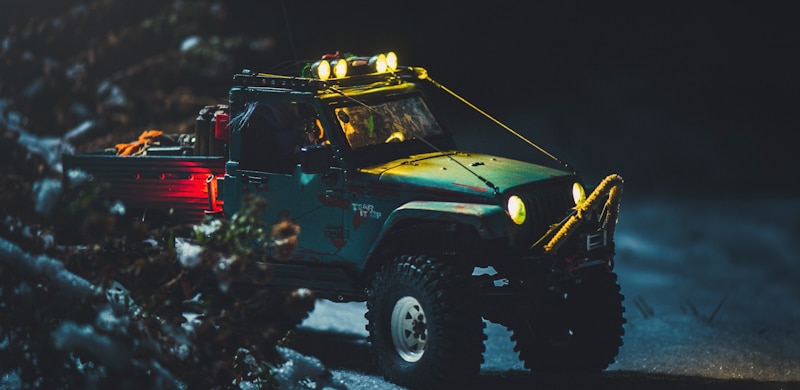 model rc jeep with lights