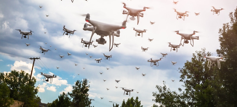 drones invasion city