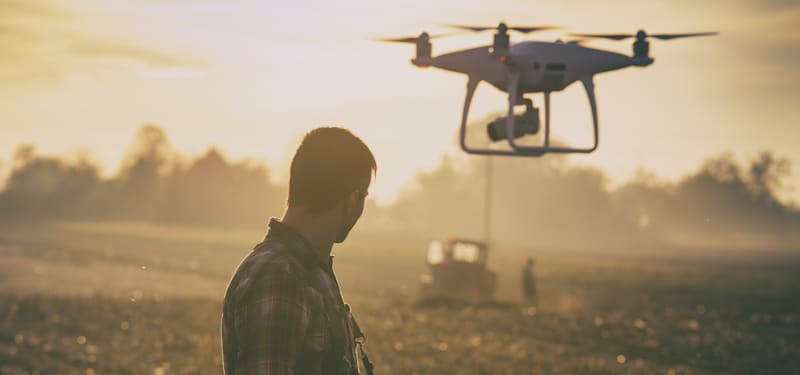 farm test drone