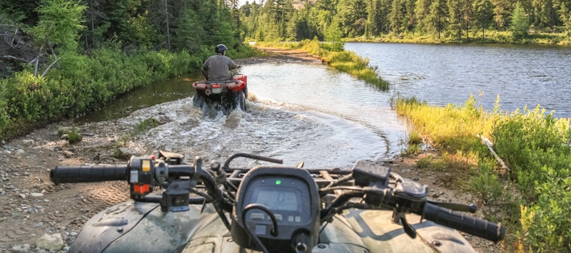 forest water atv