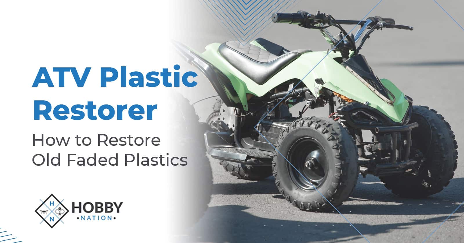 ATV Plastic Restorer – How to Restore Old Faded Plastics