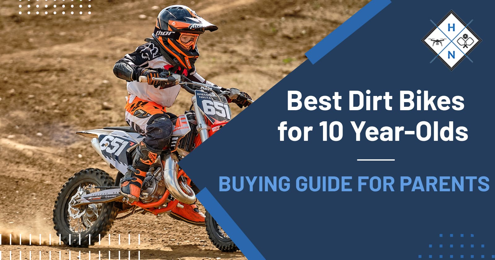 Best Dirt Bikes for 10-Year-Olds [BUYING GUIDE FOR PARENTS]