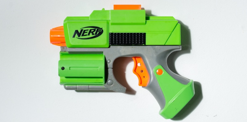 green mini nerf gun