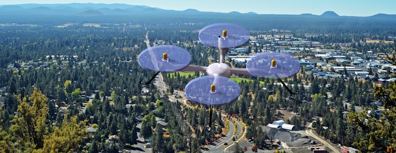 Oregon view drone