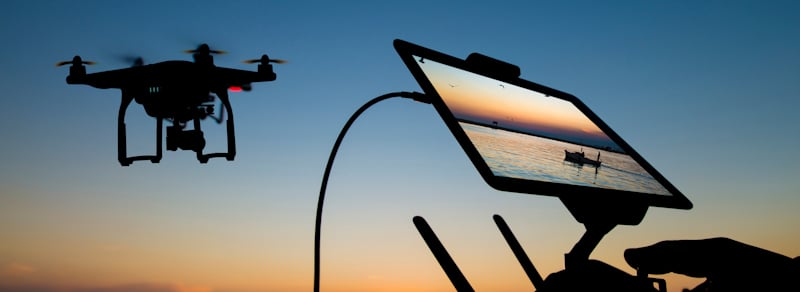 dakota sunset drone