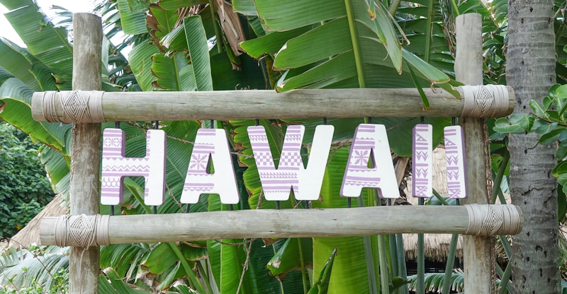 sign wood hawaii