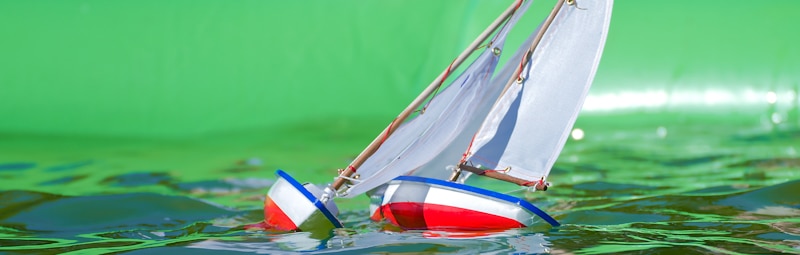 little sailboat